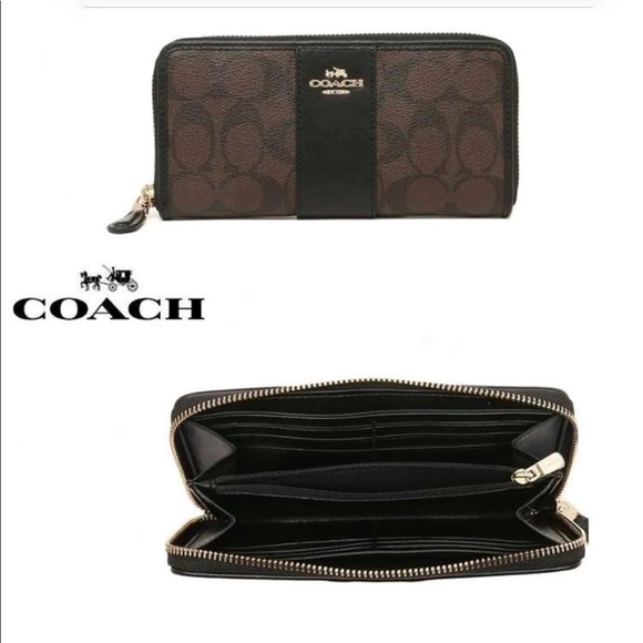 ▪️COACH▪️Accordion Zip Around Wallet - Picture 2 of 6